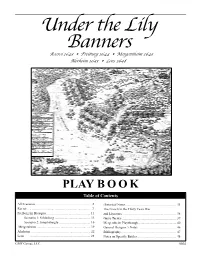 Playbook Use the Following Informa- Tion