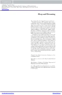 Sleep and Dreaming: Scientific Advances and Reconsiderations Edited by Edward F