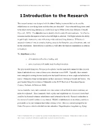 1 Introduction to the Research