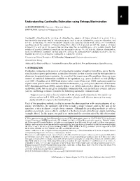 A Understanding Cardinality Estimation Using Entropy Maximization