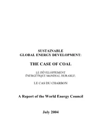 The Case of Coal