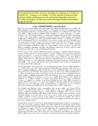 Order ANSERIFORMES: Duck-Like Birds Text Extracted from Gill B.J
