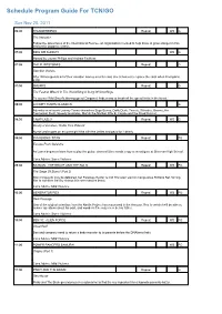 Program Guide Report