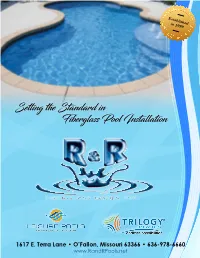 Setting the Standard in Fiberglass Pool Installation