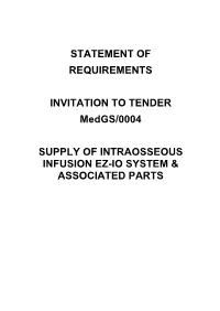 Statement of Requirements