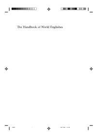 The Handbook of World Englishes