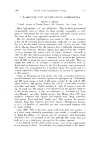 1968 a TAXONOMIC LIST of PHILATELIC LEPIDOPTERA Many