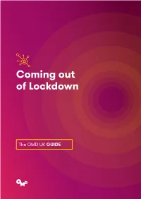 Coming out of Lockdown 2021
