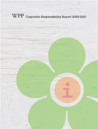 Corporate Responsibility Report 2009/2010 Report Responsibility Corporate