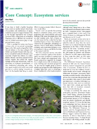 Ecosystem Services