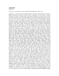 John Hendrix Keywords Architecture As Cosmology