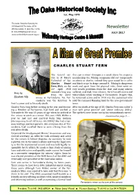 Newsletter July 2017
