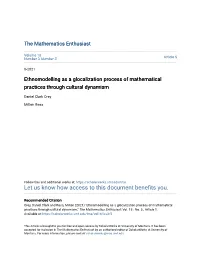 Ethnomodelling As a Glocalization Process of Mathematical Practices Through Cultural Dynamism