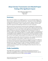 FONSI and Mitigation Action Plan