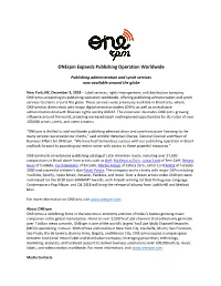 Onerpm Expands Publishing Operation Worldwide