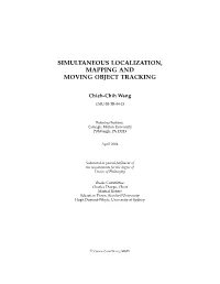 Simultaneous Localization, Mapping and Moving Object Tracking