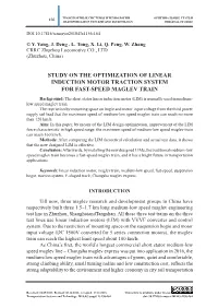 Study on the Optimization of Linear Induction Motor Traction System for Fast-Speed Maglev Train