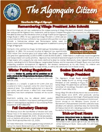 The Algonquin Citizen: Fall 2020 Edition