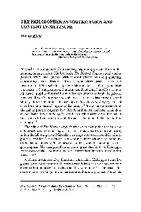 The Philosopher As Writer: Form and Content in Nietzsche