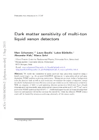 Dark Matter Sensitivity of Multi-Ton Liquid Xenon Detectors