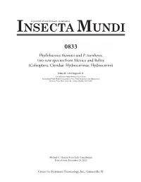 Phyllobaenus Thomasi and P