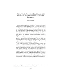 Reconsidering the Form 990 Exemption