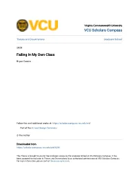 Failing in My Own Class