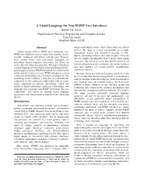 A Visual Language for Non-WIMP User Interfaces Robert J.K