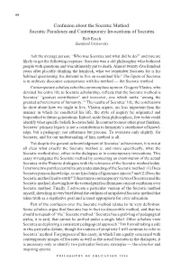 Confusion About the Socratic Method
