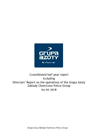 Consolidated Half-Year Report Including
