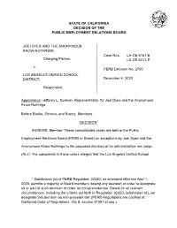 PERB Decision Number 2750-E