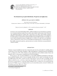 The Extended Log-Logistic Distribution: Properties and Application