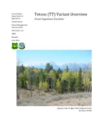 Variant Overview Agriculture Forest Vegetation Simulator Forest Service Forest Management Service Center Fort Collins, CO 2008 Revised: June 2021