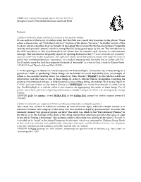 VICO: Very Intense Conceptual Open/The New SCIENCE Brought to You by Will Holub-Moorman and Jacob Reed