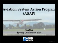 Aviation System Action Program (ASAP)