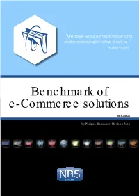 Benchmark of E-Commerce Solutions