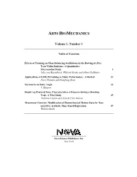 Effects of Training on Mass Balancing Oscillations in The