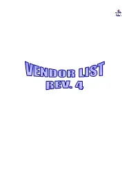 Final-Vendor List-Rev.4