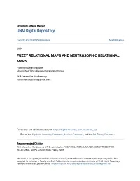 Fuzzy Relational Maps and Neutrosophic Relational Maps