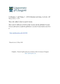 Structure and Lining: a Review