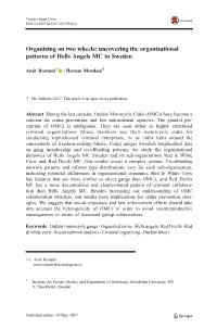 Uncovering the Organizational Patterns of Hells Angels MC in Sweden