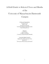 A Field Guide to Selected Trees and Shrubs of the University of Massachusetts Dartmouth Campus