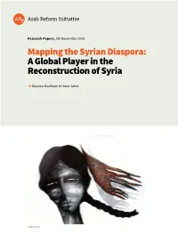 Mapping the Syrian Diaspora: a Global Player in the Reconstruction of Syria