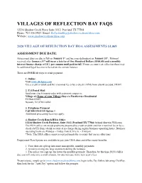 VILLAGES of REFLECTION BAY FAQS 12234 Shadow Creek Pkwy Suite 3112