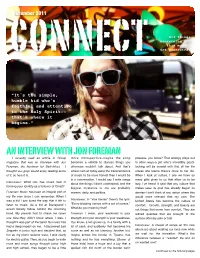 An Interview with Jon Foreman