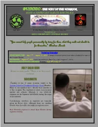 Campus Shorin-Ryu Karate and Kobudo Club and Also Took Part in Some Clinics at the Saratoga Wyoming Dojo