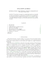 OPLAX HOPF ALGEBRAS Contents 1. Introduction 1 2. Preliminaries 3 3