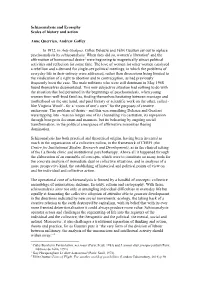 Schizoanalysis and Ecosophy Scales of History and Action Anne Querrien