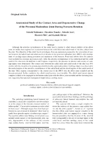 Anatomical Study of the Contact Area and Degenerative Change of the Proximal Radioulnar Joint During Forearm Rotation