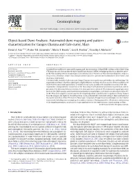 Automated Dune Mapping and Pattern Characterization for Ganges Chasma and Gale Crater, Mars